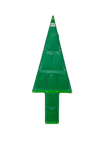 Árbol de Navidad Mediano tipo Bolsa de Cultivo vertical de 8 Bolsillos de 49cm X 127cm